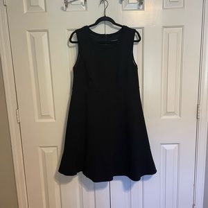 41 Hawthorn Fit & Flare Sleeveless Professional Midi Dress, Black, 1X